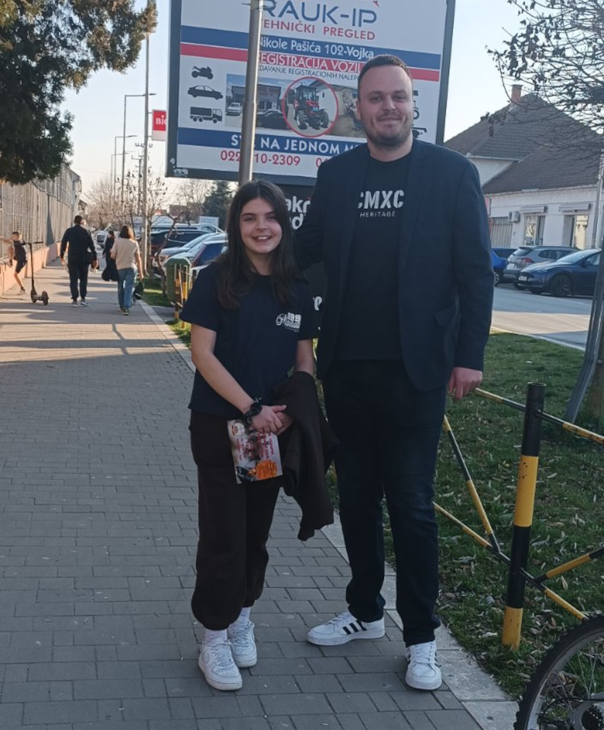 Fotografisanje sa šampionom GM Aleksandrom Inđićem